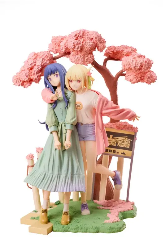 TVアニメ『リコリス・リコイル』より「錦木千束＆井ノ上たきな」が、春らしい雰囲気の漂うフィギュアで登場。 画像 11