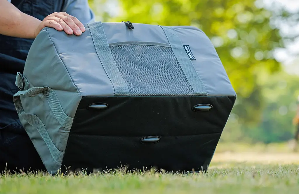 【大ヒットにつき再入荷！】猛暑のレジャーも買い物もこれひとつ！カゴごとすっぽり入る本格保冷のクーラーバッグ 画像 11