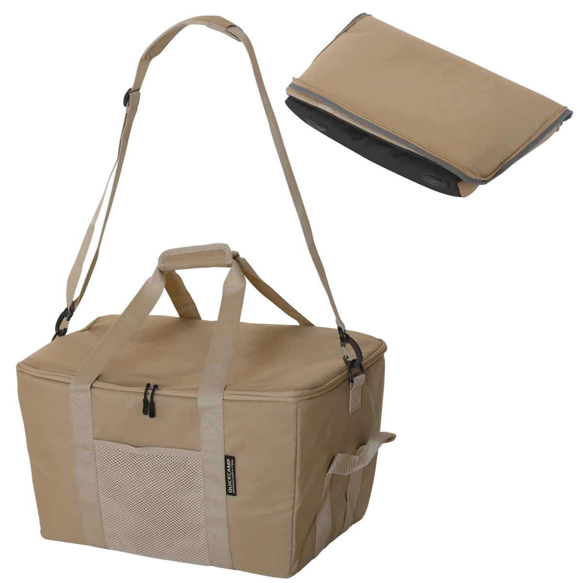 【大ヒットにつき再入荷！】猛暑のレジャーも買い物もこれひとつ！カゴごとすっぽり入る本格保冷のクーラーバッグ 画像 14