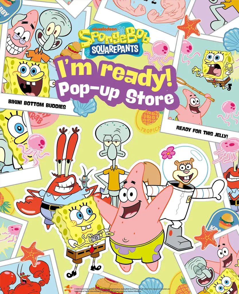 【新宿高島屋】スポンジ・ボブの“I’m ready!”ポップアップ・ストアを開催！ 画像 1