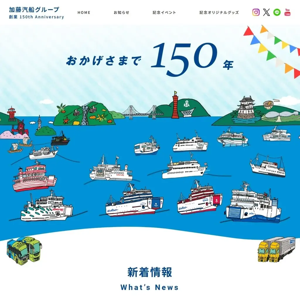 150年記念スタンプラリー