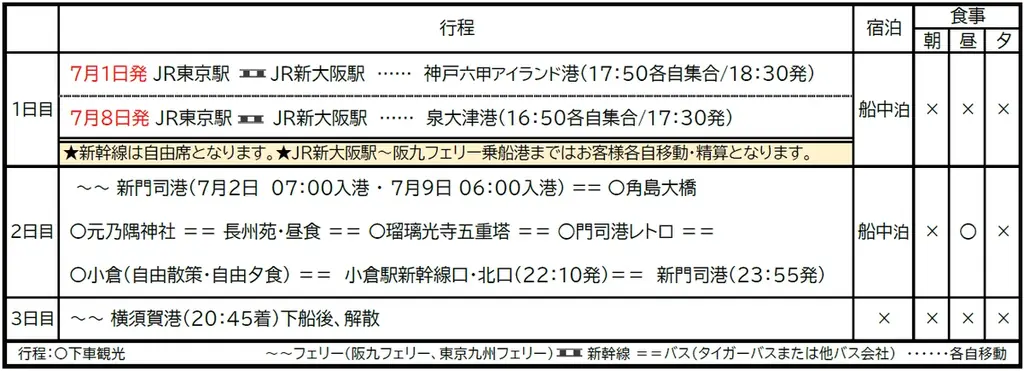 【船旅 団体ツアー】瀬戸内海も、太平洋も！夏の船旅を楽しむ！阪九フェリー＆東京九州フェリーで行く「令和の大改修を終えた 国宝瑠璃光寺五重塔と山口絶景・グルメ満喫旅3日間」団体ツアー発売！ 画像 14