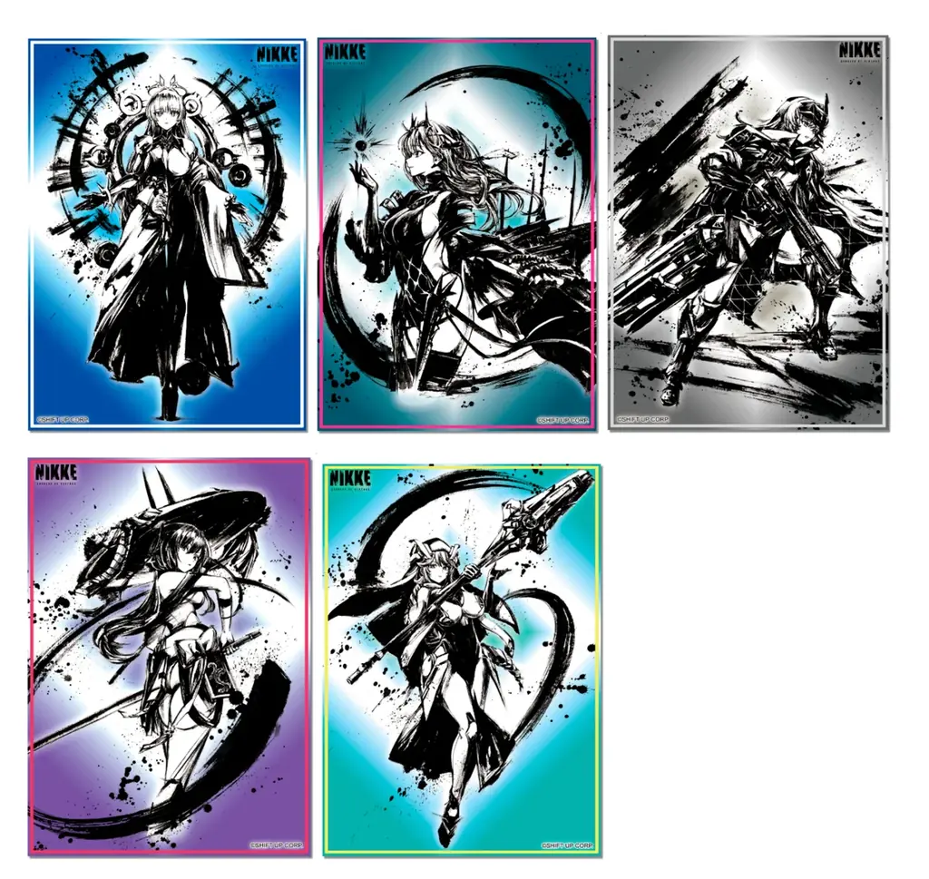 『勝利の女神：NIKKE』より、3周年を記念した集合墨絵グッズが大きな反響を呼び、新たに単体イラスト“第一弾”の発売が決定！ 画像 10