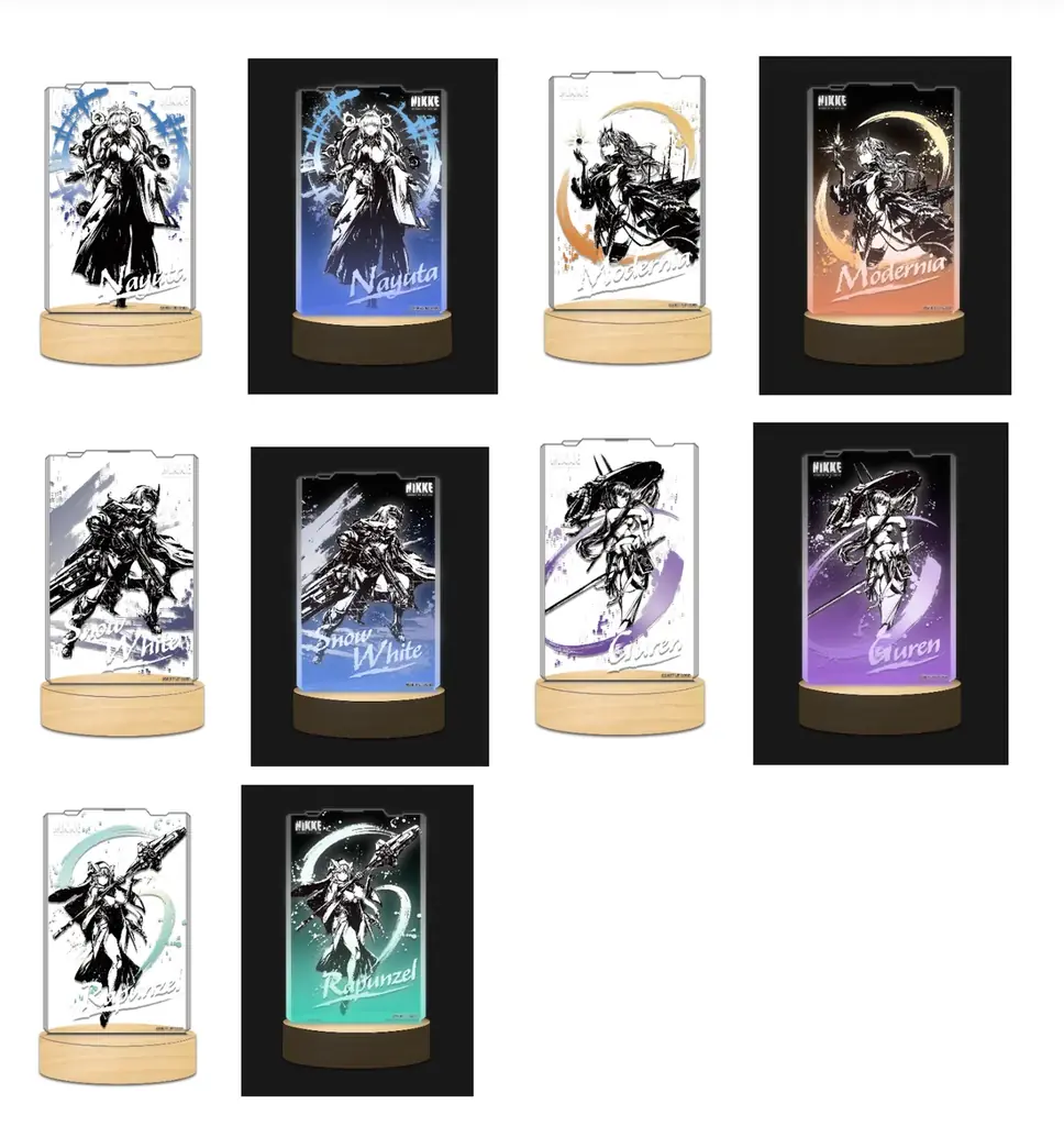 『勝利の女神：NIKKE』より、3周年を記念した集合墨絵グッズが大きな反響を呼び、新たに単体イラスト“第一弾”の発売が決定！ 画像 11