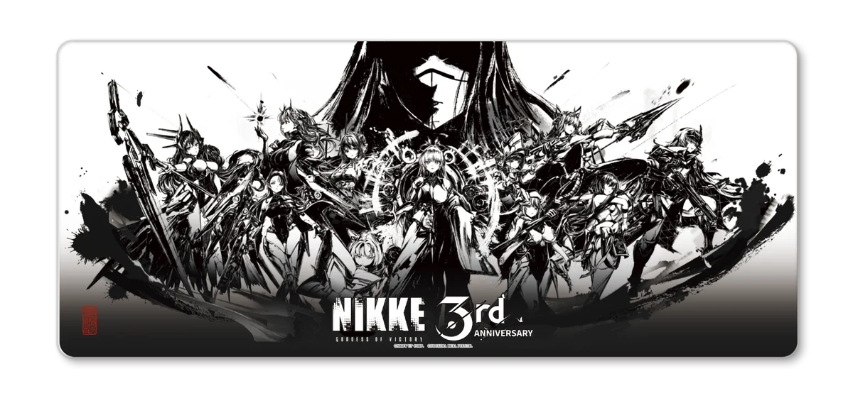 『勝利の女神：NIKKE』より、3周年を記念した集合墨絵グッズが大きな反響を呼び、新たに単体イラスト“第一弾”の発売が決定！ 画像 14