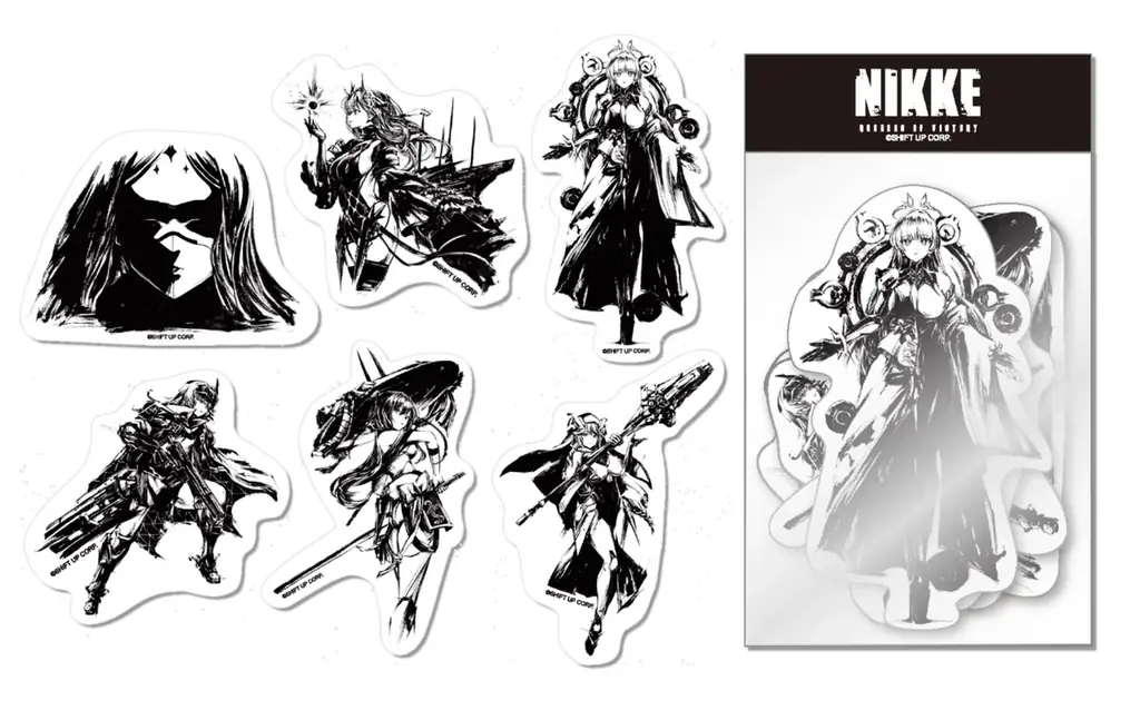 『勝利の女神：NIKKE』より、3周年を記念した集合墨絵グッズが大きな反響を呼び、新たに単体イラスト“第一弾”の発売が決定！ 画像 17