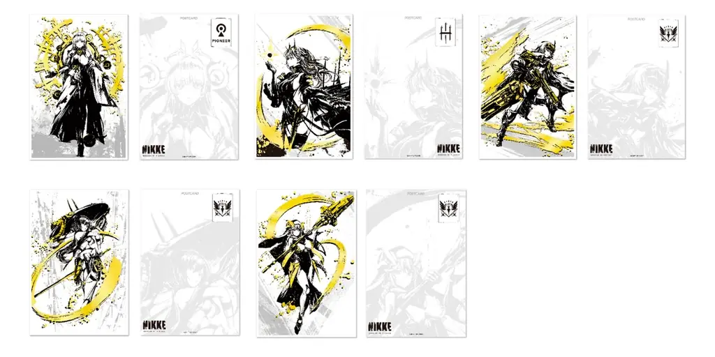 『勝利の女神：NIKKE』より、3周年を記念した集合墨絵グッズが大きな反響を呼び、新たに単体イラスト“第一弾”の発売が決定！ 画像 2