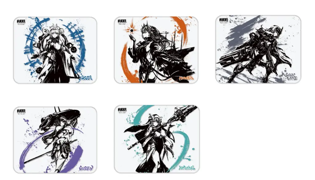 『勝利の女神：NIKKE』より、3周年を記念した集合墨絵グッズが大きな反響を呼び、新たに単体イラスト“第一弾”の発売が決定！ 画像 20