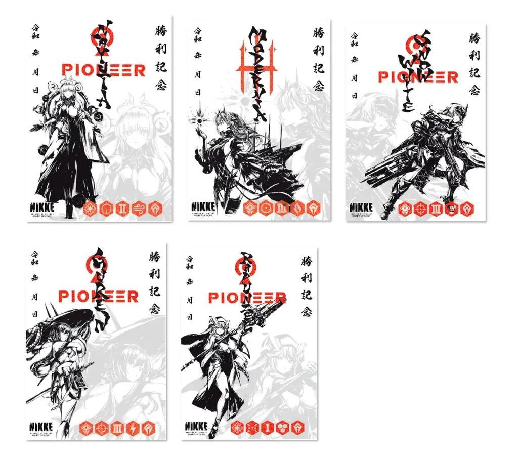 『勝利の女神：NIKKE』より、3周年を記念した集合墨絵グッズが大きな反響を呼び、新たに単体イラスト“第一弾”の発売が決定！ 画像 3