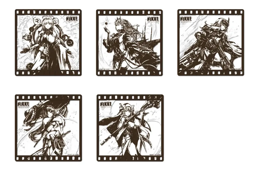 『勝利の女神：NIKKE』より、3周年を記念した集合墨絵グッズが大きな反響を呼び、新たに単体イラスト“第一弾”の発売が決定！ 画像 9