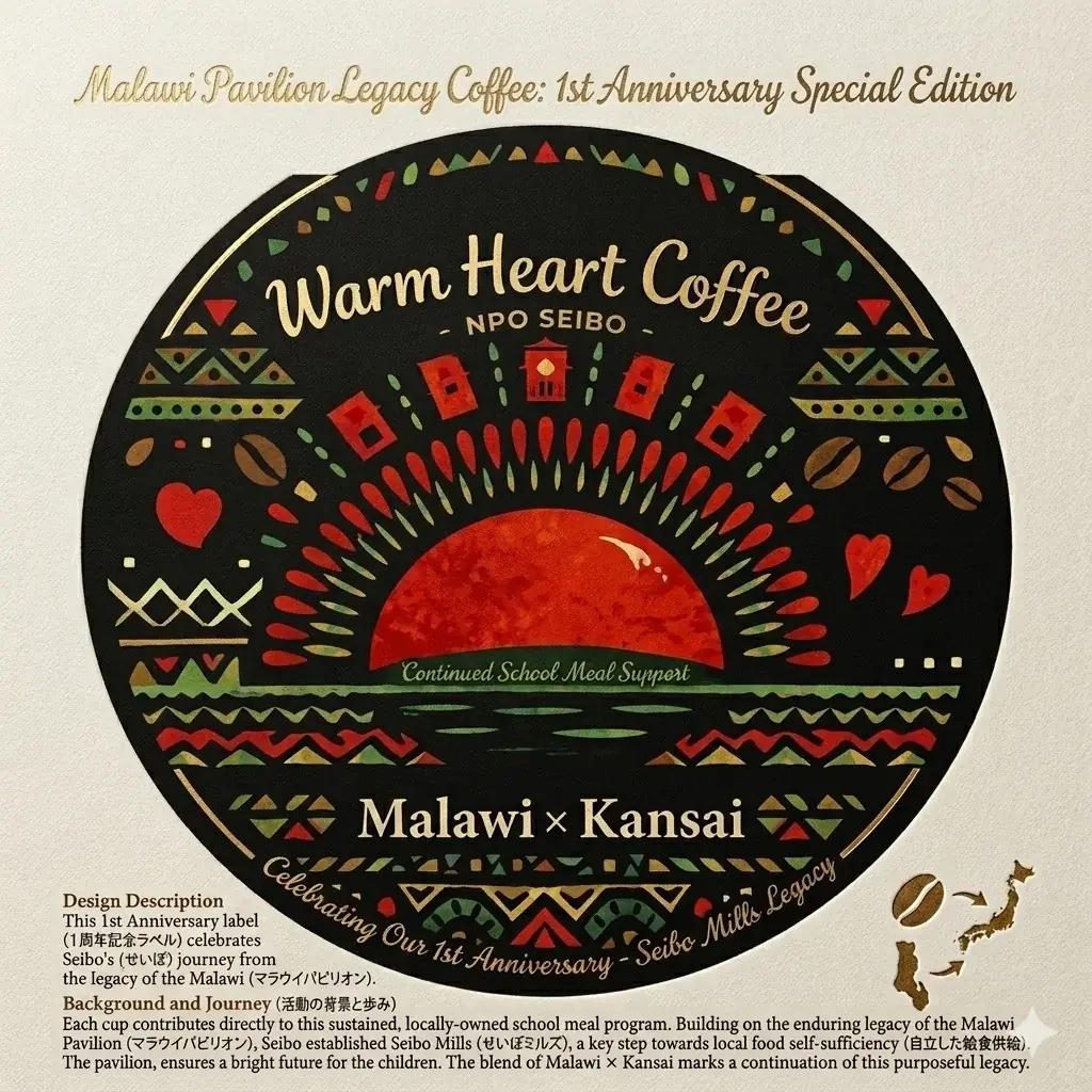 1周年記念ラベルコーヒー