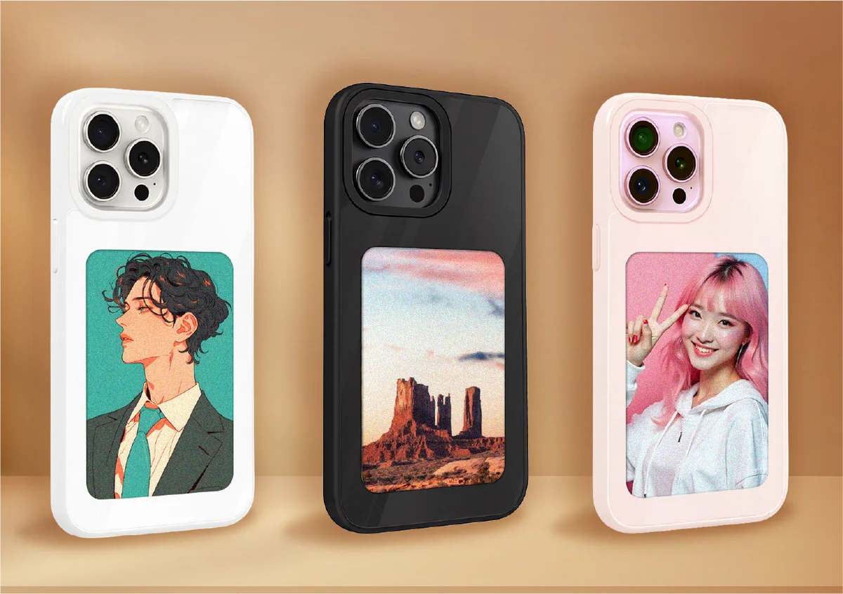 【推し活もビジネスも1台で完結】画像を常時表示できる充電不要の4色電子ペーパー搭載スマホケース「Voero」がMakuakeにて先行予約販売開始 画像 3