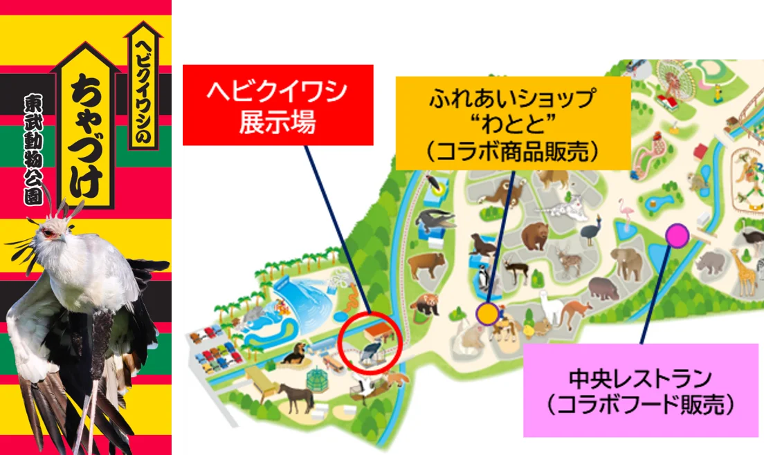 5月17日＝お茶漬けの日は、ヘビクイワシ「ちゃづけ」ちゃんが主役！　永谷園×東武動物公園「ちゃづけ」ちゃん誕生日コラボイベント開催 画像 5