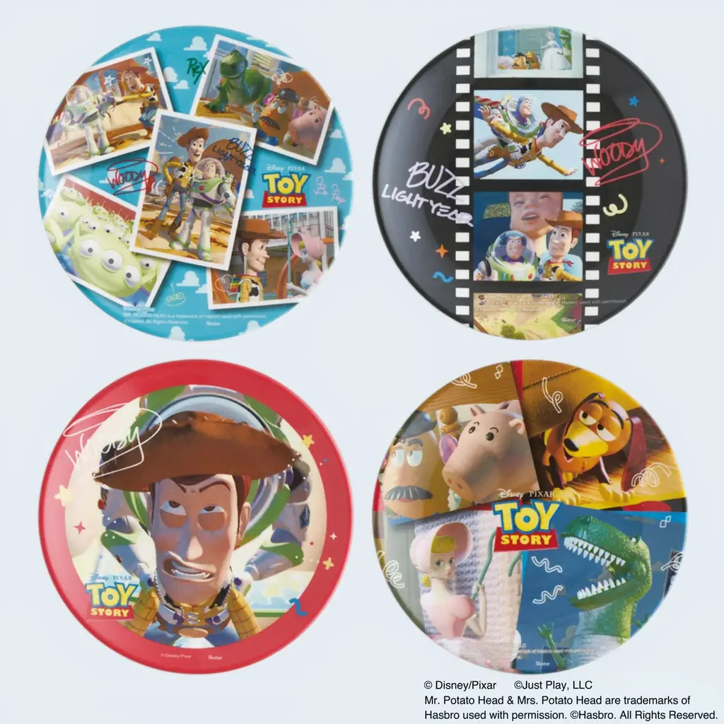 【ディズニー＆ピクサー】映画の名シーンが食卓を彩るメラミンミニプレートセット 4枚セット がスケーターから登場！「Disney THE MARKET in 阪急うめだ本店」にて4/29～先行販売 画像 2