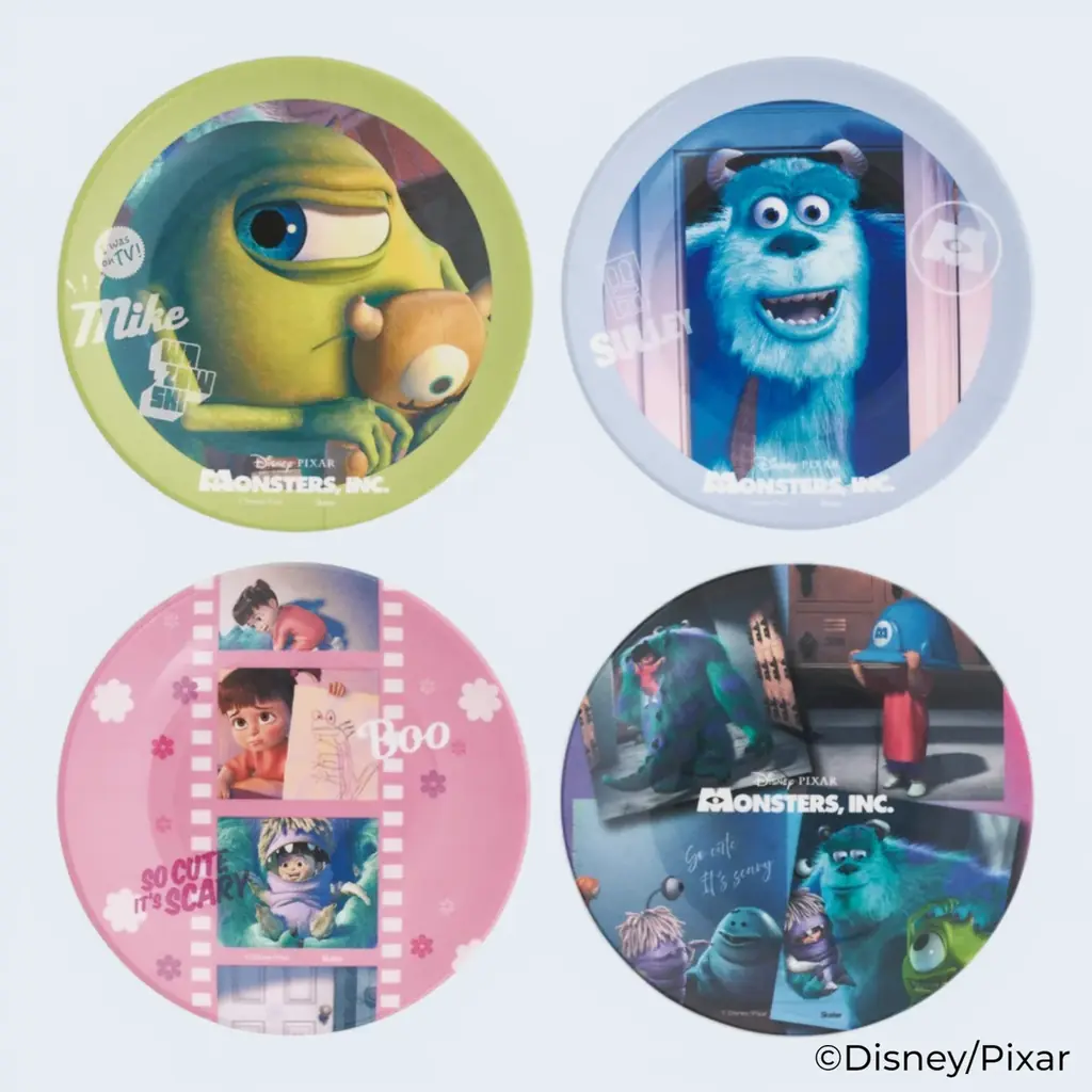 【ディズニー＆ピクサー】映画の名シーンが食卓を彩るメラミンミニプレートセット 4枚セット がスケーターから登場！「Disney THE MARKET in 阪急うめだ本店」にて4/29～先行販売 画像 3