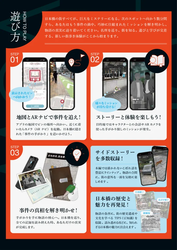 【小説×ゲーム×日本橋】 三井不動産とDeNA、ARアプリ「アルプラ」を用いた日本橋の街を巡る体験型ミステリーイベント『誓いの灯火』を共同開催 画像 2