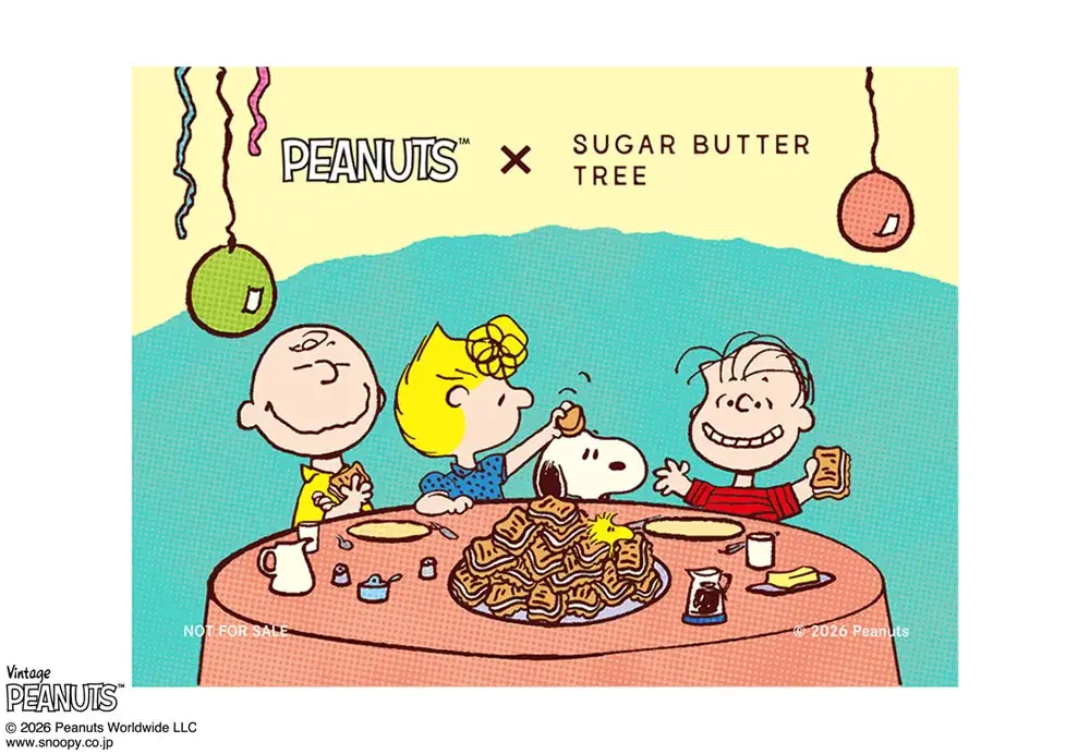 【エキナカ】「スヌーピー」テーマのシュガーバターの木が、JR東京駅にポップアップストアをオープン！新作“ストロベリーシェイク風”に、オリジナルグッズが続々登場 画像 26