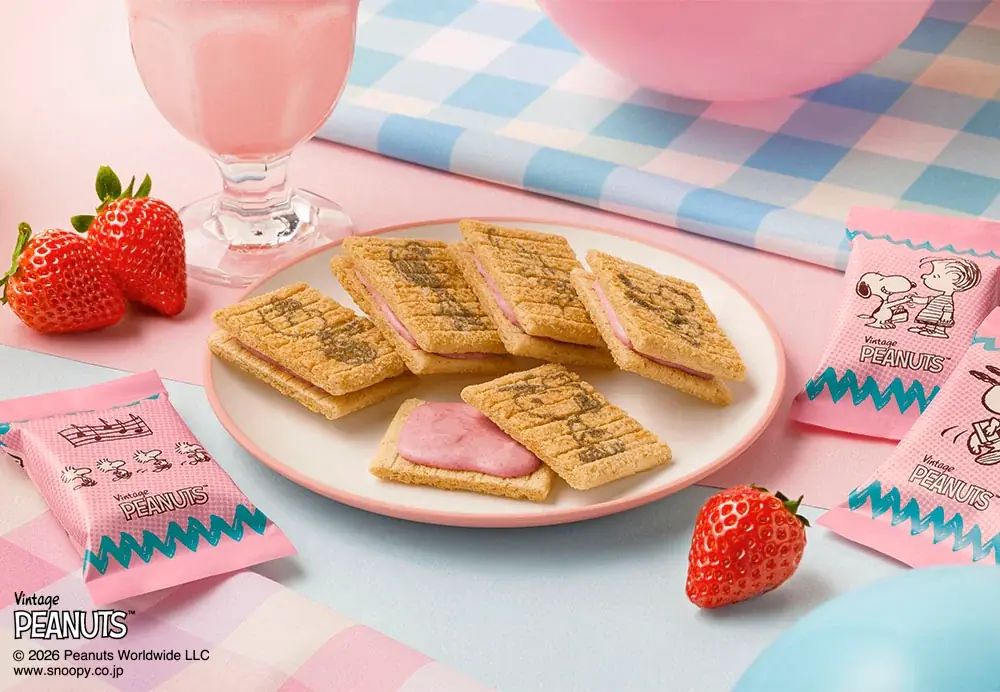 【エキナカ】「スヌーピー」テーマのシュガーバターの木が、JR東京駅にポップアップストアをオープン！新作“ストロベリーシェイク風”に、オリジナルグッズが続々登場 画像 3