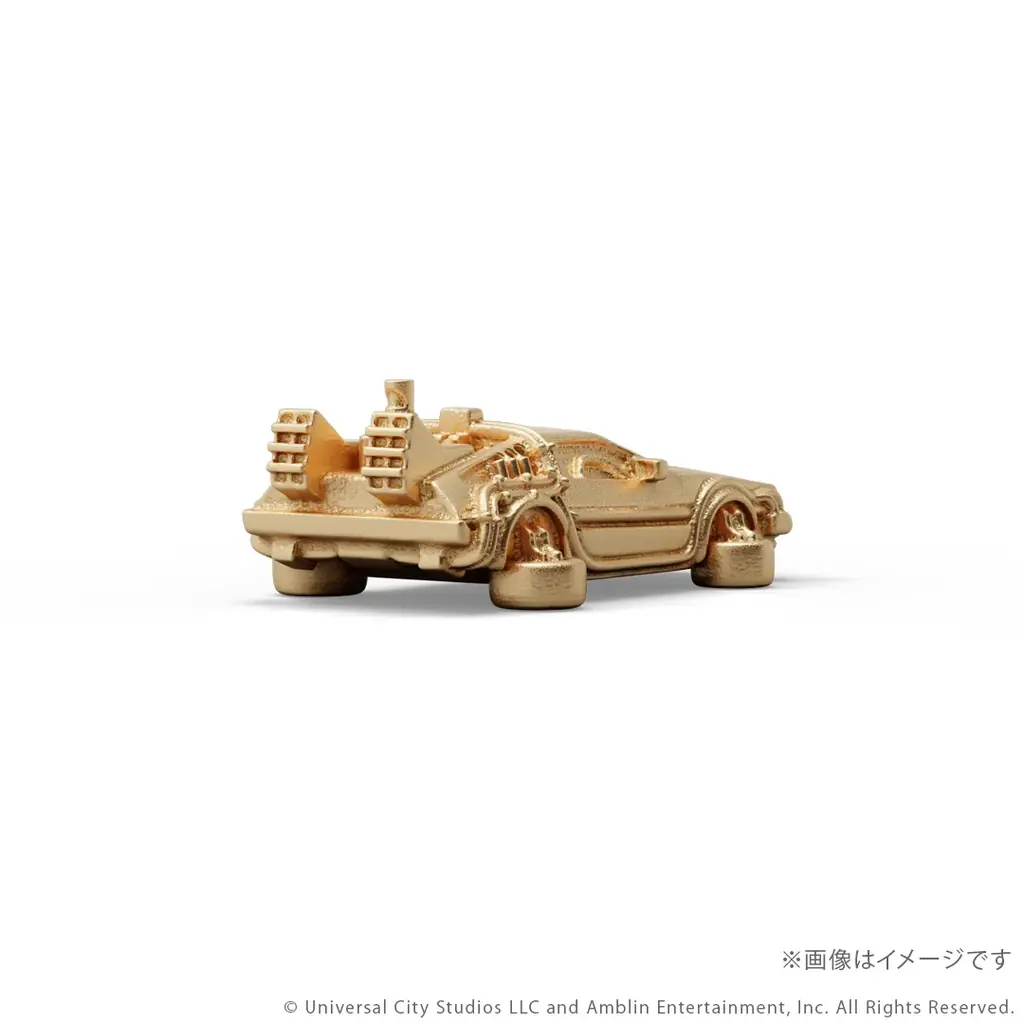 『バック・トゥ・ザ・フューチャー』「タイムマシン」 K18製ミニフィギュア3モデル。ジュエリー職人が約1㎝で再現 画像 14