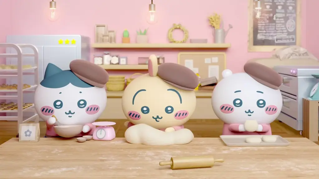 ちいかわたちが一生懸命パン作り！「ちいかわベーカリー」にオリジナル動画が登場！！ 画像 1