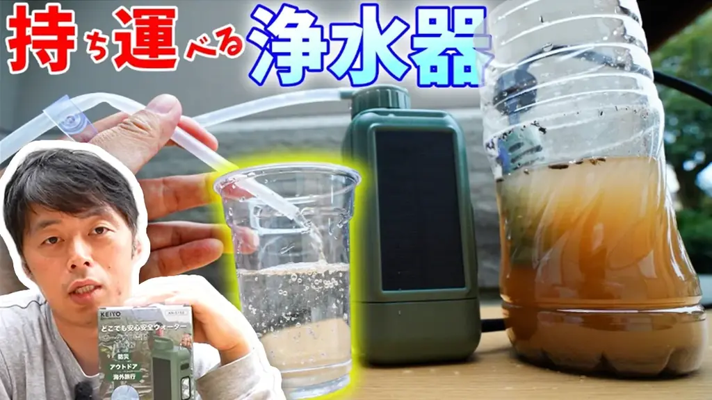 【防災・キャンプの新常識】泥水が一瞬でクリアに！大人気動画クリエイター「ともさん」も驚いた携帯浄水器「AN-S152」 画像 3