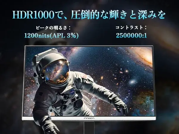 INNOCN、27インチMini LEDモニター「GA27V1M MAX」を発表 画像 5