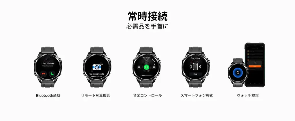【楽天ランキング1位獲得・完売御礼】売り切れ続出の人気スマートウォッチ「AnyWise W1 Lite」再入荷、限定100台を8,900円で先着販売 画像 3