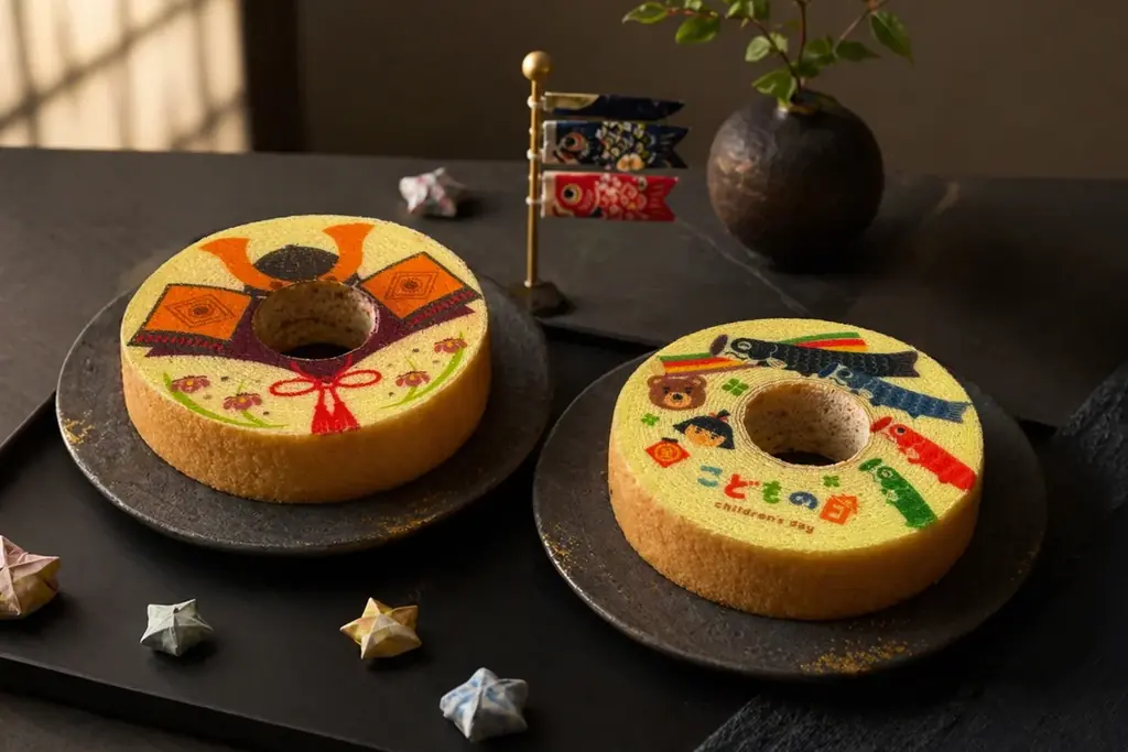 【こどもの日限定】開けてびっくり！“鯉のぼり＆兜”が現れるグルテンフリーバウム、5/1登場！ 画像 6