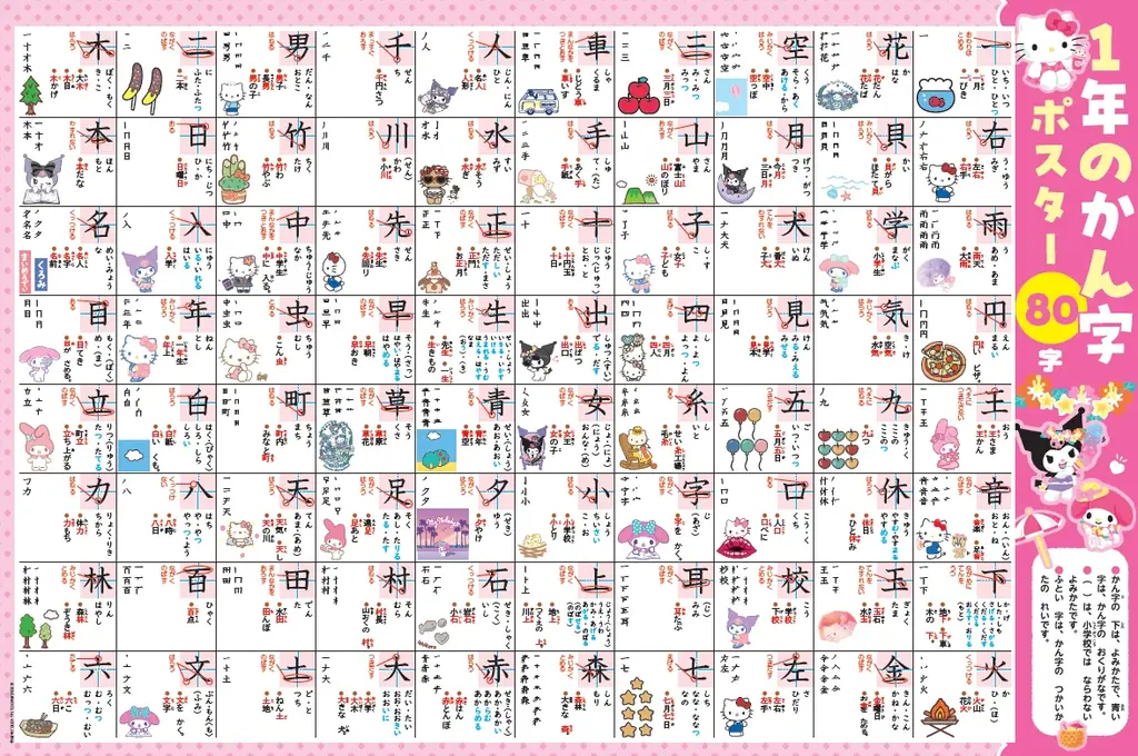 サンリオのキャラクターたちといっしょに学習できる「夏休みドリル」が予約開始！　夏休みはこの1冊でバッチリ！ 画像 7