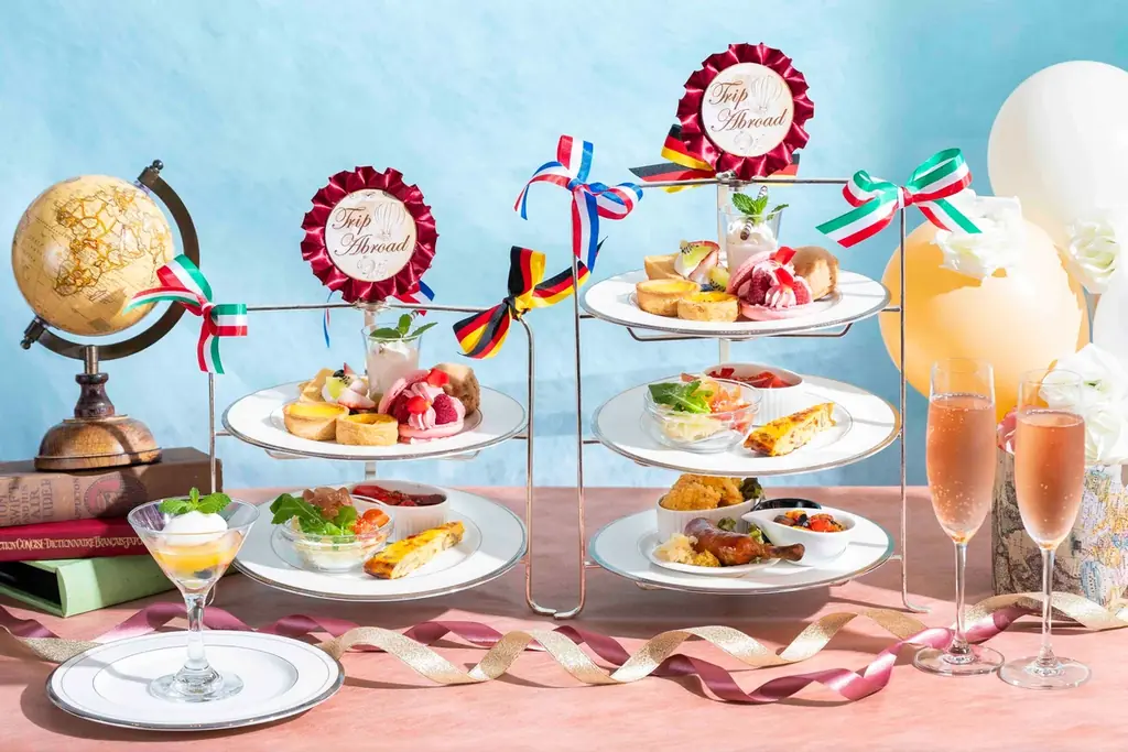 コロンバン原宿サロンで“旅するヨーロッパ”　世界各国の伝統スイーツとセイボリーを楽しむ特別なアフタヌーンティーを5月11日より提供 画像 1