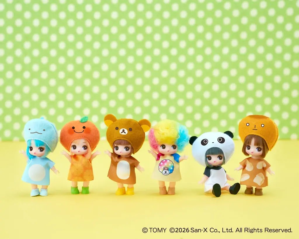 「ぷちリカちゃん　サンエックスユニバースコレクション」発売決定！ 画像 1