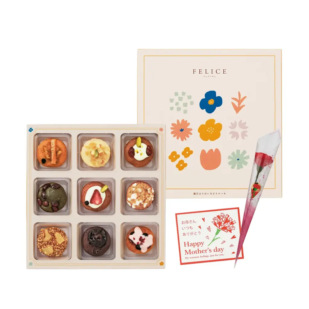 箱を開けた瞬間、心ときめく花束のような彩りを。母の日限定「華やかパウンドケーキ」がKEYUCAのスイーツブランド「ドルチェフェリーチェ」から登場！ 画像 2