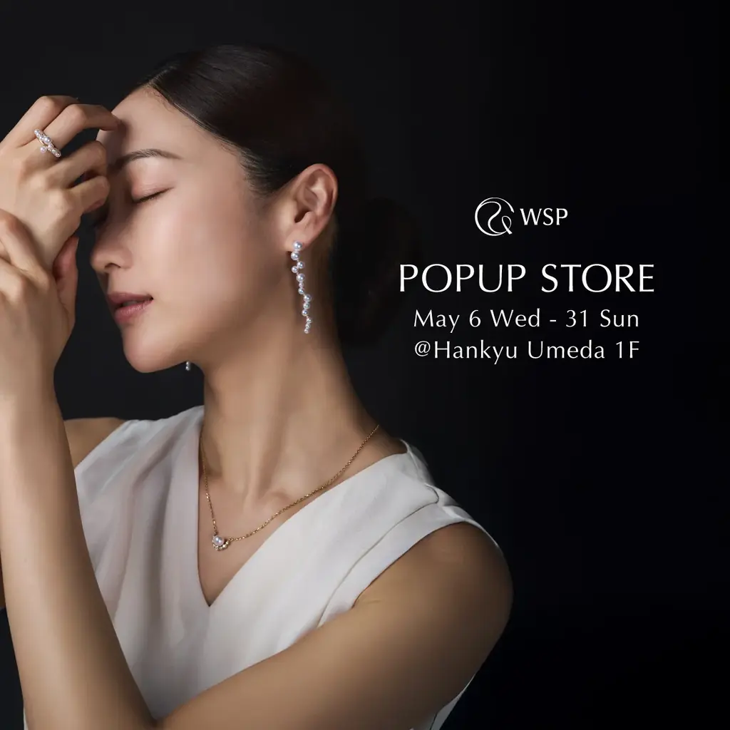 【WSP・Pearl for Life・MARLENA】阪急うめだ本店にてPOPUPストアが期間限定オープン（5/6～5/31) 画像 1
