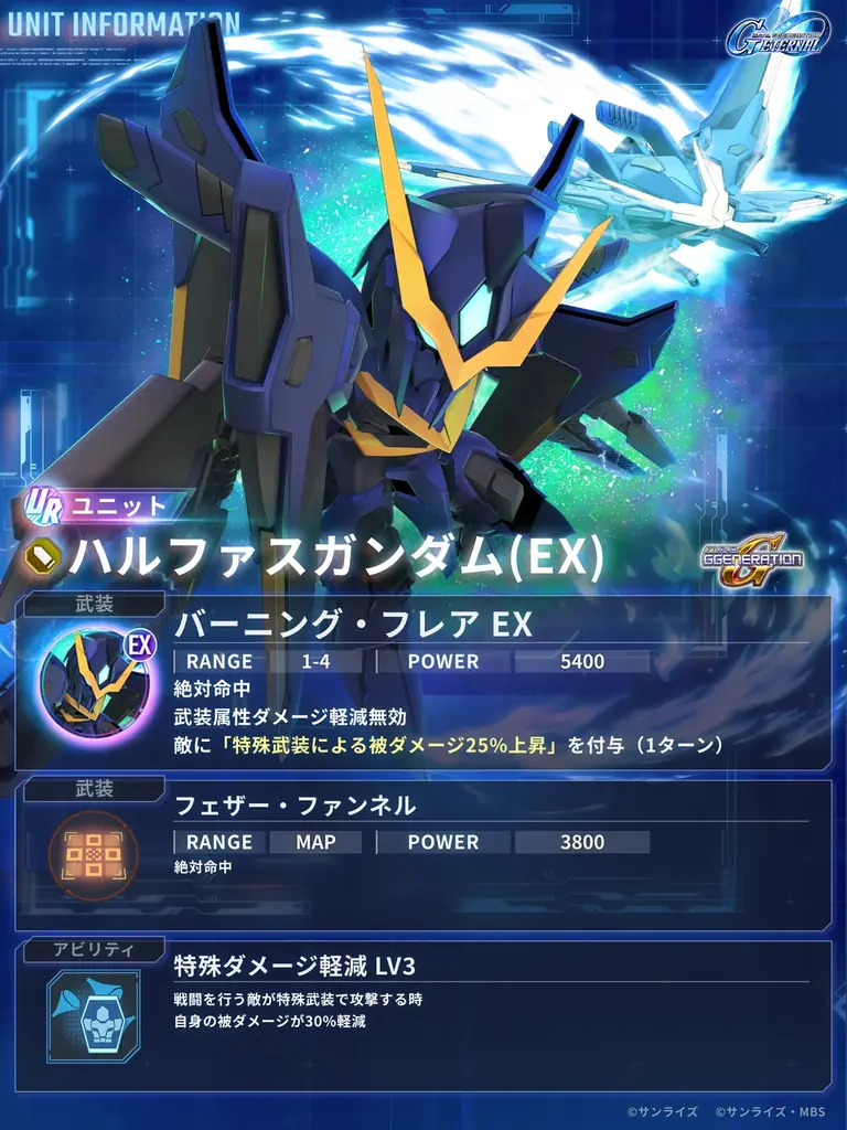 『SDガンダム ジージェネレーション エターナル』メインステージ「機動戦士ガンダムＮＴ[ナラティブ]」が追加！ 画像 7