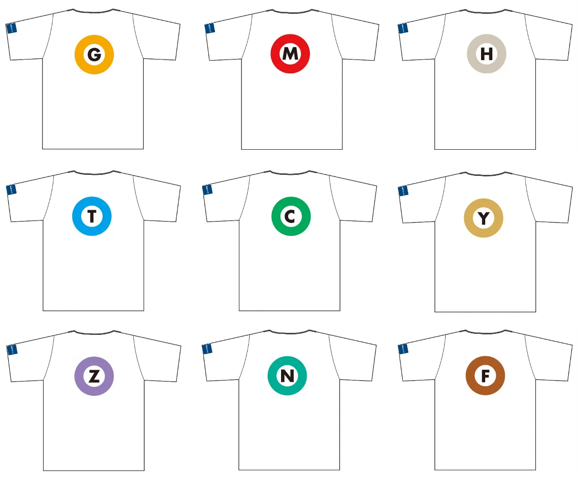 東京メトロ路線マーク復刻　Tシャツ＆クッション順次発売
