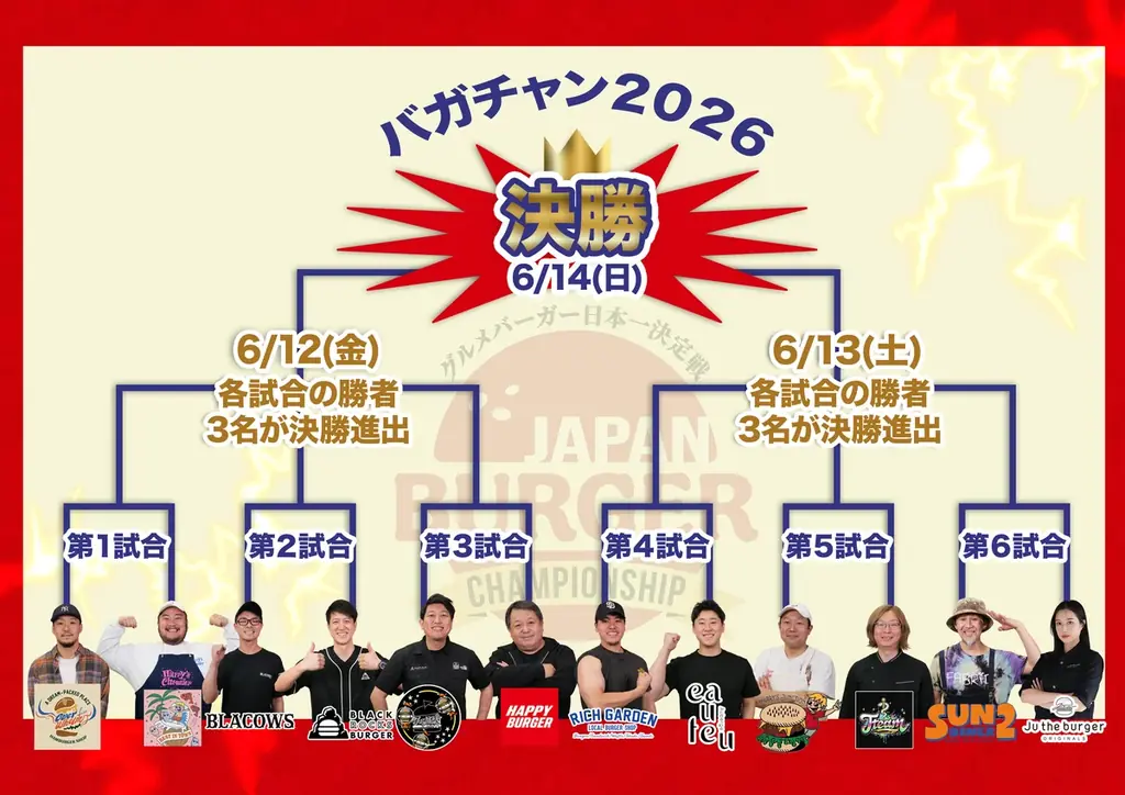 グルメバーガー日本一決定戦【バガチャン】大会出場者決定‼︎～JAPAN BURGER CHAMPIONSHIP 2026～ 画像 18