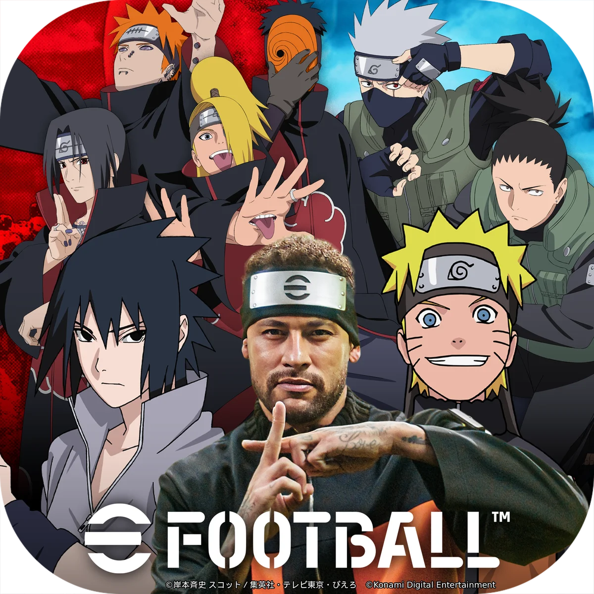KONAMIのサッカーゲーム『eFootball™』『ウイコレ』『Ｊクラ』で人気TVアニメ『NARUTO-ナルト- 疾風伝』とのコラボを開催！ 画像 10
