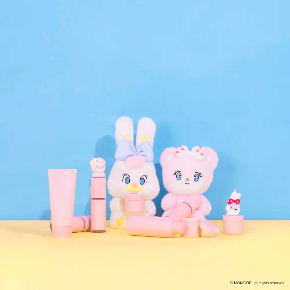 ymme（ワイミー）と韓国で人気のキャラクター「MOMOREI（モモレイ）」の限定コラボヘアケアを発売。レトロかわいいデザインの特別セットが登場！ 画像 2