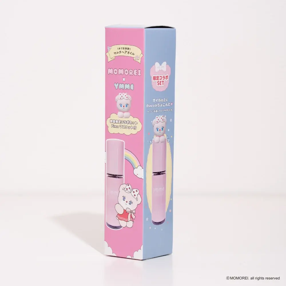 ymme（ワイミー）と韓国で人気のキャラクター「MOMOREI（モモレイ）」の限定コラボヘアケアを発売。レトロかわいいデザインの特別セットが登場！ 画像 6