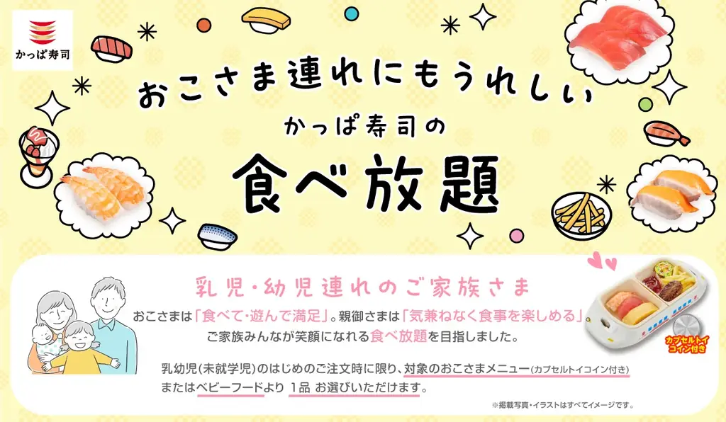 かっぱ寿司食べ放題再開