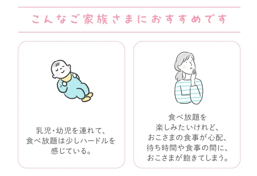 全店で大好評！幼児無料の食べ放題に新提案！カプセルトイコイン付きおこさまメニューやベビーフードが1品無料で“待てない問題”を解決、家族の外食がもっと快適に 画像 4