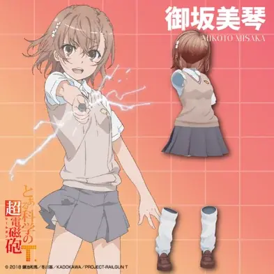 V、『とある科学の超電磁砲T』御坂美琴・白井黒子のVRChat向けデジタルファッションの制作総指揮を担当 画像 3