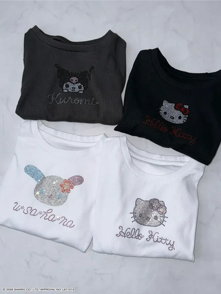 AS KNOW AS plusから『サンリオキャラクターズ』のTシャツが登場！ 画像 13