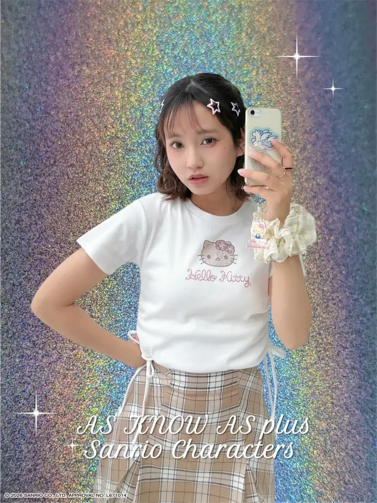 AS KNOW AS plusから『サンリオキャラクターズ』のTシャツが登場！ 画像 5