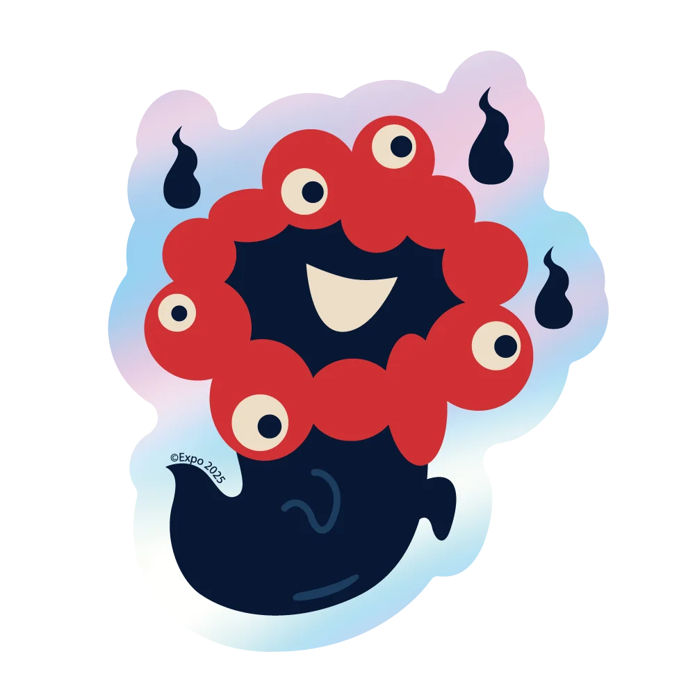 「おばけミャクミャク」待望の”カラバリ”グッズが新登場！あなたの推しカラーはどれ？全7種＋シークレット1種で販売スタート！大人気の”ぬい”は再販決定！【初耳怪談EXPOコラボ】 画像 4
