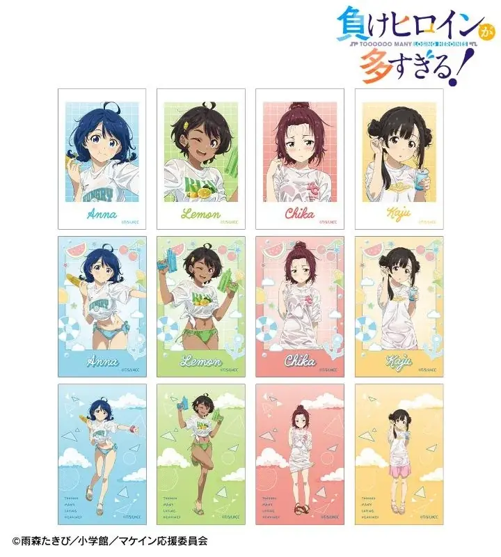 TVアニメ『負けヒロインが多すぎる！』の描き下ろし ビーチデートver. トレーディングアクリルカードなどの受注を開始！！アニメ・漫画のオリジナルグッズを販売する「AMNIBUS」にて 画像 7