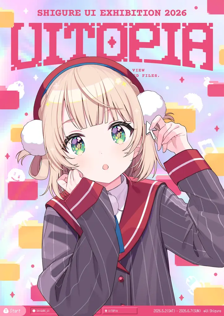 人気イラストレーター兼VTuber「しぐれうい」の企画展「Uitopia」が本日5月2日（土）より原宿6142にて開催！～会場写真を公開＆本イベントオリジナルグッズも販売中～ 画像 16
