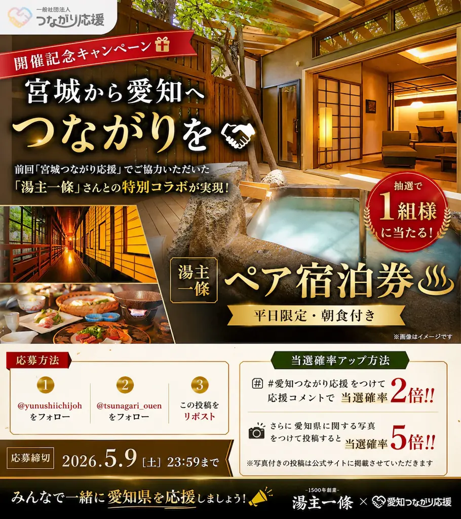 宮城の“つながり”が愛知へ、SNS応援キャンペーン始動 画像 2