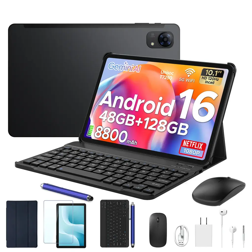 アマゾン 期間限定39%OFFセール POCKAM P10 Pro ｜10.1インチ・120Hz・Android 16＋Gemini AIタブレットが15,900円（税込）に大幅値下げ！ 画像 1