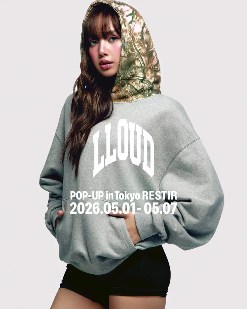 BLACKPINK LISAが手掛ける「LLOUD」の期間限定POP-UPイベント「LLOUD POP-UP in Tokyo」がRESTIRにて5月7日まで開催中！ 画像 1